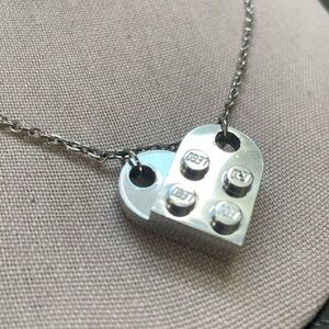 LEGO Heart Pendant Necklace